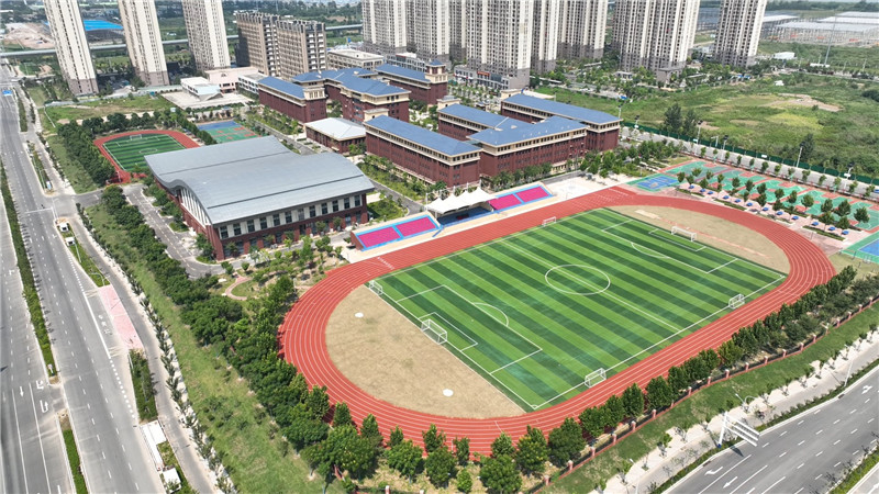 蚌埠新城实验学校临港校区。。。。。安徽水利供图